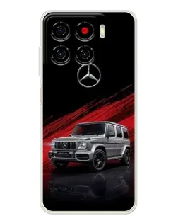 Чехол для ZTE Blade A56 с картинкой «Mercedes G-Class красный»