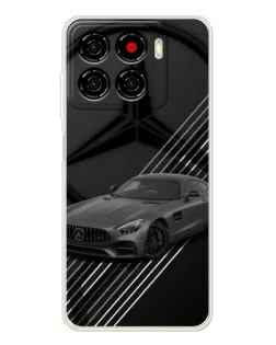 Чехол для ZTE Blade A56 с картинкой «Mercedes AMG — графика»