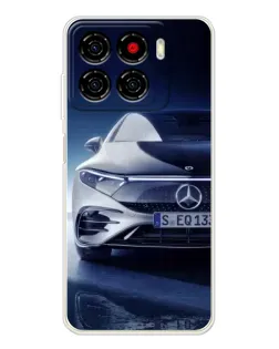 Чехол для ZTE Blade A56 с картинкой «Mercedes EQ — будущее»