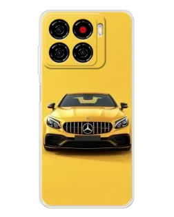Чехол для ZTE Blade A56 с картинкой «Желтый Mercedes GT»