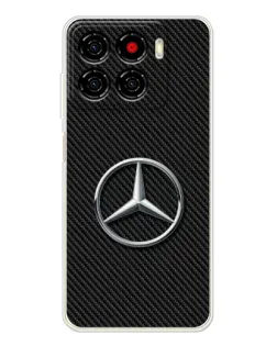 Чехол для ZTE Blade A56 с картинкой «Карбоновый Mercedes стиль»