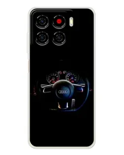 Чехол для ZTE Blade A56 с картинкой «Салон Audi — руль» Чехол для ZTE Blade A56 с картинкой «Салон Audi — руль»