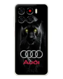 Чехол для ZTE Blade A56 с картинкой «Пантера и Audi»