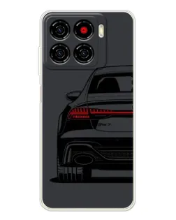 Чехол для ZTE Blade A56 с картинкой «Задняя часть Audi — арт»