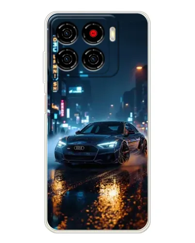 Чехол для ZTE Blade A56 с картинкой «Ночной город и Audi» Чехол для ZTE Blade A56 с картинкой «Ночной город и Audi»