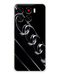 Чехол для ZTE Blade A56 с картинкой «Audi — абстрактные кольца»
