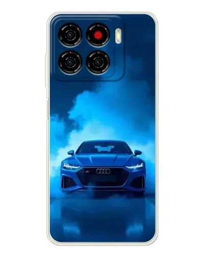 Чехол для ZTE Blade A56 с картинкой «Audi — голубая энергия» Чехол для ZTE Blade A56 с картинкой «Audi — голубая энергия»