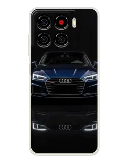 Чехол для ZTE Blade A56 с картинкой «Audi — ночное отражение»