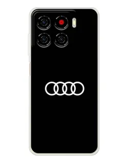 Чехол для ZTE Blade A56 с картинкой «Audi White Logo»