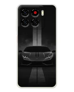 Чехол для ZTE Blade A56 с картинкой «Lamborghini симметрия дорог»