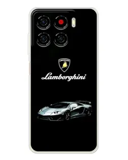 Чехол для ZTE Blade A56 с картинкой «Логотип Lamborghini классика»
