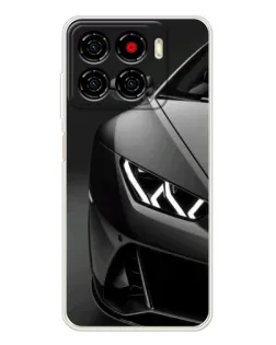 Чехол для ZTE Blade A56 с картинкой «Lamborghini фары детализация»