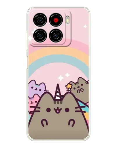 Чехол для ZTE Blade A56 с картинкой «Единорог Pusheen»