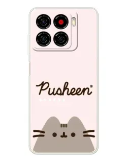 Чехол для ZTE Blade A56 с картинкой «Pusheen логотип»