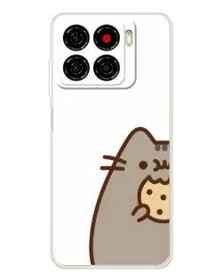 Чехол для ZTE Blade A56 с картинкой «Пушин с печеньем»
