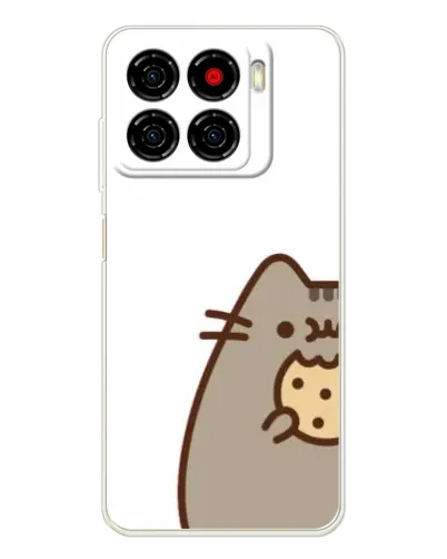 Чехол для ZTE Blade A56 с картинкой «Пушин с печеньем»