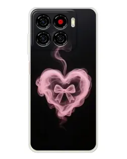Чехол для ZTE Blade A56 с картинкой «Дымчатое сердце»