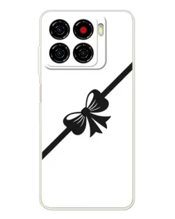 Чехол для ZTE Blade A56 с картинкой «Диагональный бант»