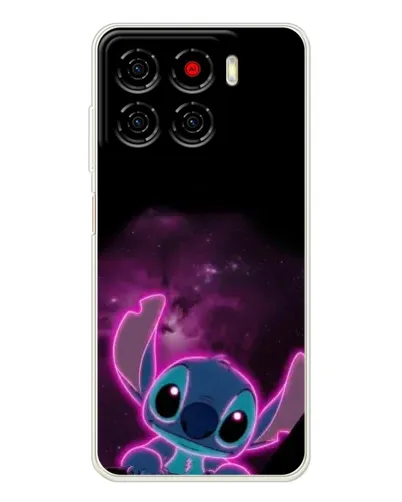Чехол для ZTE Blade A56 с картинкой «Неоновый Stitch»
