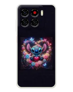 Чехол для ZTE Blade A56 с картинкой «Stitch в цветах» Чехол для ZTE Blade A56 с картинкой «Stitch в цветах»
