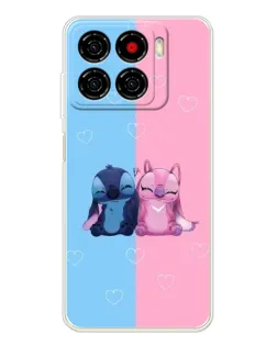 Чехол для ZTE Blade A56 с картинкой «Stitch и Angel Love» Чехол для ZTE Blade A56 с картинкой «Stitch и Angel Love»