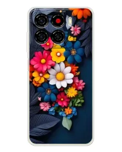 Чехол для ZTE Blade A56 с картинкой «Цветочная феерия»