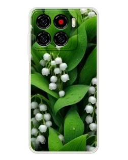 Чехол для ZTE Blade A56 с картинкой «Ландыши в зелени»