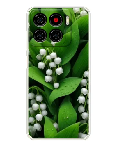 Чехол для ZTE Blade A56 с картинкой «Ландыши в зелени»