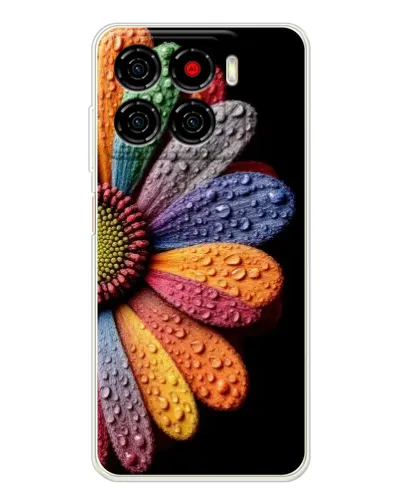 Чехол для ZTE Blade A56 с картинкой «Радужный цветок»