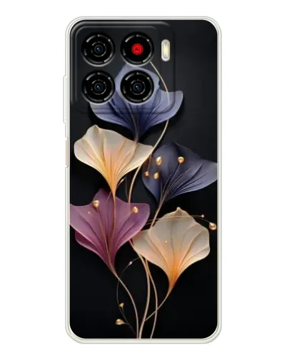 Чехол для ZTE Blade A56 с картинкой «Лиловые цветы грации»