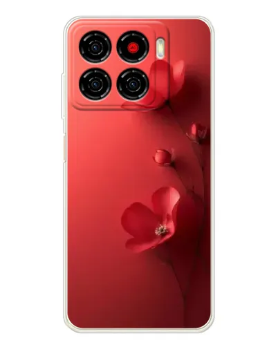Чехол для ZTE Blade A56 с картинкой «Маковые соцветия»