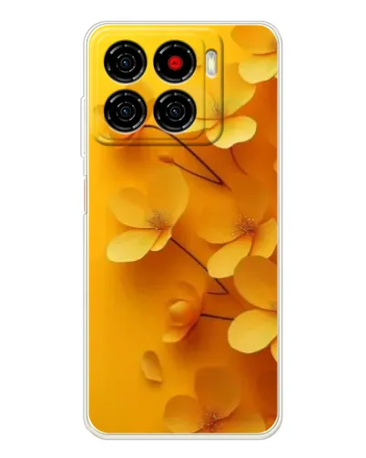 Чехол для ZTE Blade A56 с картинкой «Золотые лепестки»