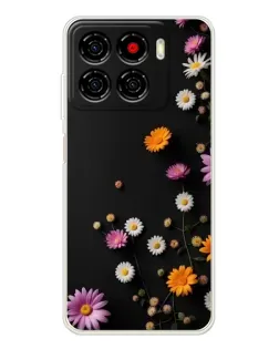 Чехол для ZTE Blade A56 с картинкой «Цветочная композиция»