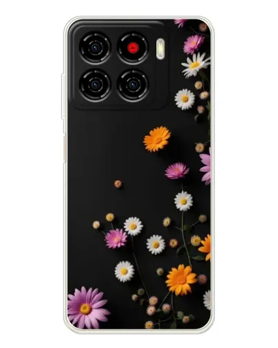 Чехол для ZTE Blade A56 с картинкой «Цветочная композиция»
