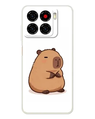 Чехол для ZTE Blade A56 с картинкой «Толстенькая капибара»