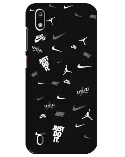 Чехол для ZTE Blade A7 (2019) с картинкой «Nike Black Pattern» Чехол для ZTE Blade A7 (2019) с картинкой «Nike Black Pattern»