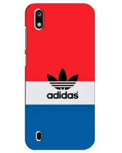 Чехол для ZTE Blade A7 (2019) с картинкой «Ретро блоки Adidas»