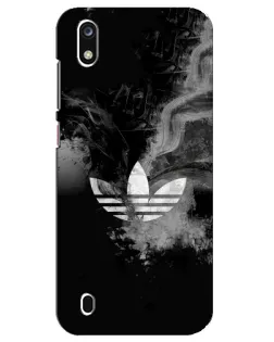 Чехол для ZTE Blade A7 (2019) с картинкой «Абстрактный дым Adidas»