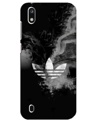 Чехол для ZTE Blade A7 (2019) с картинкой «Абстрактный дым Adidas»