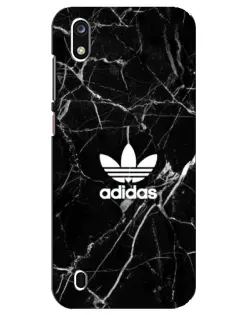 Чехол для ZTE Blade A7 (2019) с картинкой «Белый мрамор Adidas»