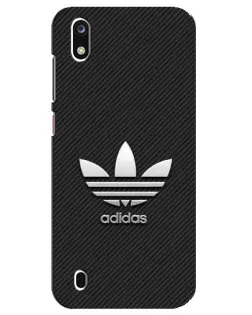 Чехол для ZTE Blade A7 (2019) с картинкой «Adidas Карбоновая текстура»