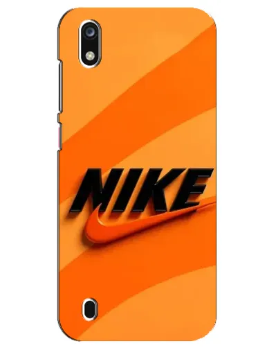 Чехол для ZTE Blade A7 (2019) с картинкой «Оранжевый драйв Nike»