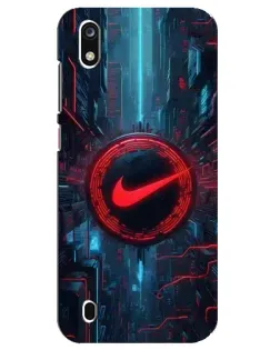 Чехол для ZTE Blade A7 (2019) с картинкой «Техногенный стиль Nike»