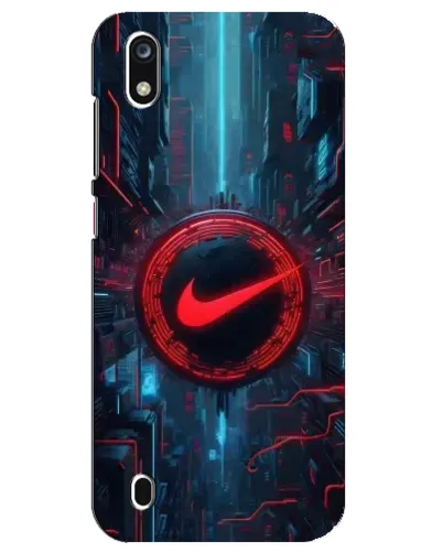 Чехол для ZTE Blade A7 (2019) с картинкой «Техногенный стиль Nike»