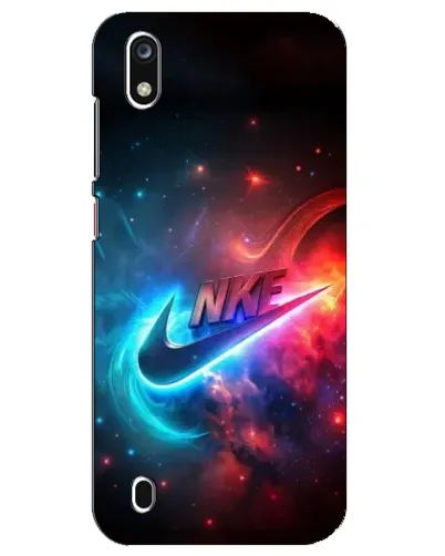 Чехол для ZTE Blade A7 (2019) с картинкой «Огненный логотип Nike»