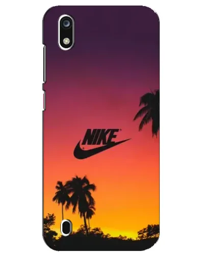Чехол для ZTE Blade A7 (2019) с картинкой «Nike на закате солнца»
