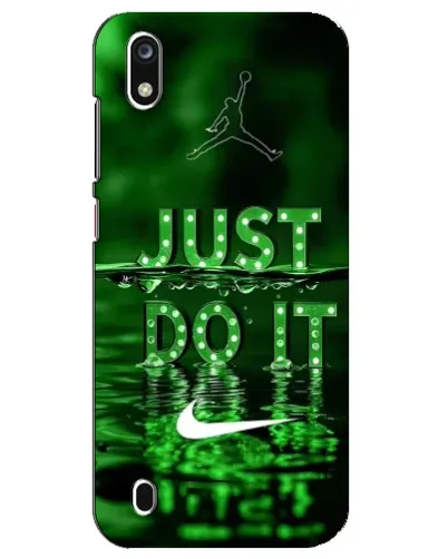 Чехол для ZTE Blade A7 (2019) с картинкой «Зеленый неоновый Nike»