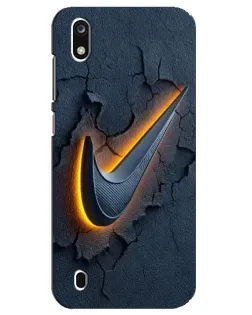 Чехол для ZTE Blade A7 (2019) с картинкой «Объемный логотип Найк»