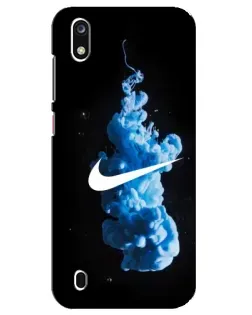 Чехол для ZTE Blade A7 (2019) с картинкой «Nike и синий дым»