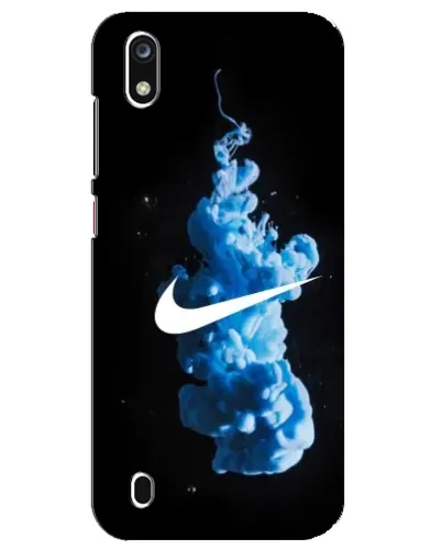 Чехол для ZTE Blade A7 (2019) с картинкой «Nike и синий дым»